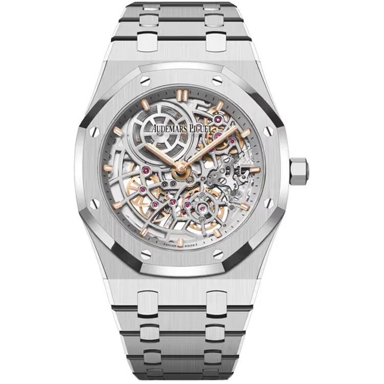 Audemars Piguet Royal Oak Skeleton Dial Jumbo Extra-Thin Stainless Steel 39mm - Image 1