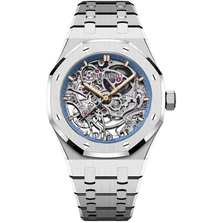 Audemars Piguet Royal Oak Skeleton Dial Double Balance Wheel White Gold 37mm - Image 1
