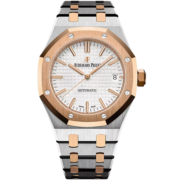 Audemars Piguet Royal Oak White Dial Steel & Rose Gold 37mm