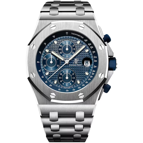 Audemars Piguet Royal Oak Offshore Blue Dial Chronograph Stainless Steel 42mm