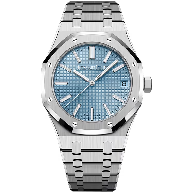 Audemars Piguet Royal Oak Ice Blue Diamond Dial White Gold 41mm - Limited 100 - Image 1