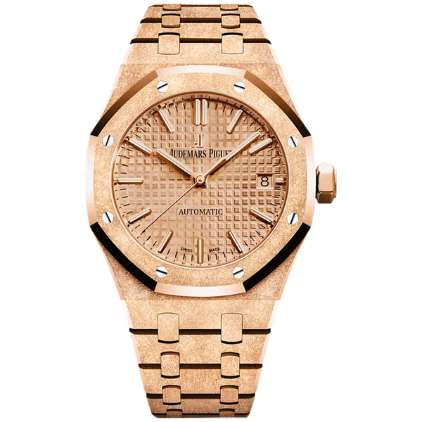 Audemars Piguet Royal Oak Rose Dial Frosted Rose Gold 37mm
