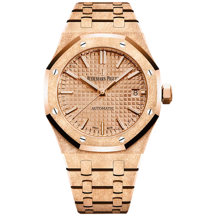 Audemars Piguet Royal Oak Rose Dial Frosted Rose Gold 37mm - Image 1