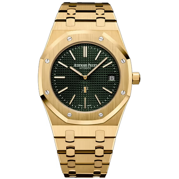 Audemars Piguet Royal Oak Green Dial Extra-Thin Yellow Gold 39mm - Limited 50