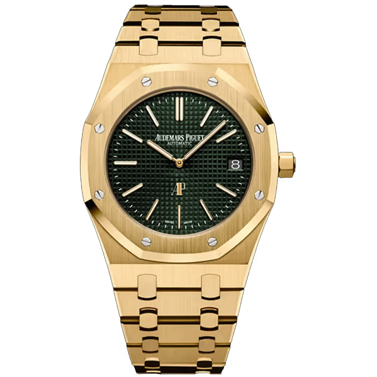 Audemars Piguet Royal Oak Green Dial Extra-Thin Yellow Gold 39mm - Limited 50 - Image 1