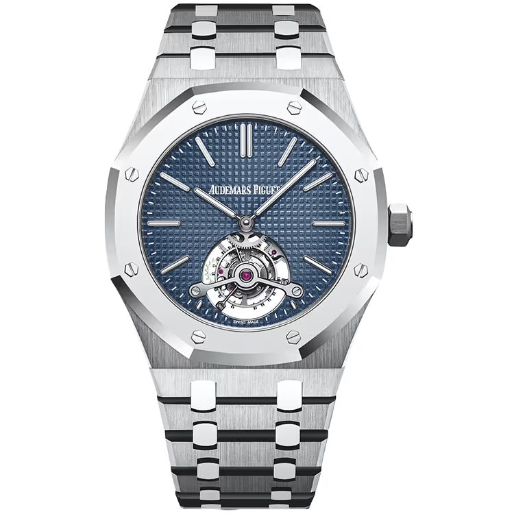 Audemars Piguet Royal Oak Blue Dial Tourbillon Extra-Thin Titanium 41mm - Limited 50 - Image 1