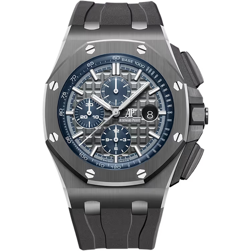Audemars Piguet Royal Oak Offshore Grey Dial Ceramic Rubber Strap 44mm