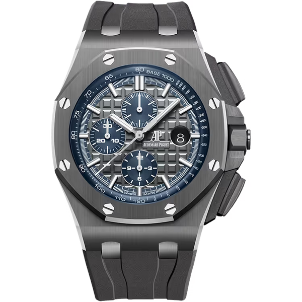 Audemars Piguet Royal Oak Offshore Grey Dial Ceramic Rubber Strap 44mm