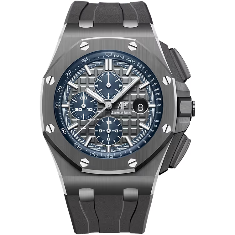 Audemars Piguet Royal Oak Offshore Grey Dial Ceramic Rubber Strap 44mm - Image 1