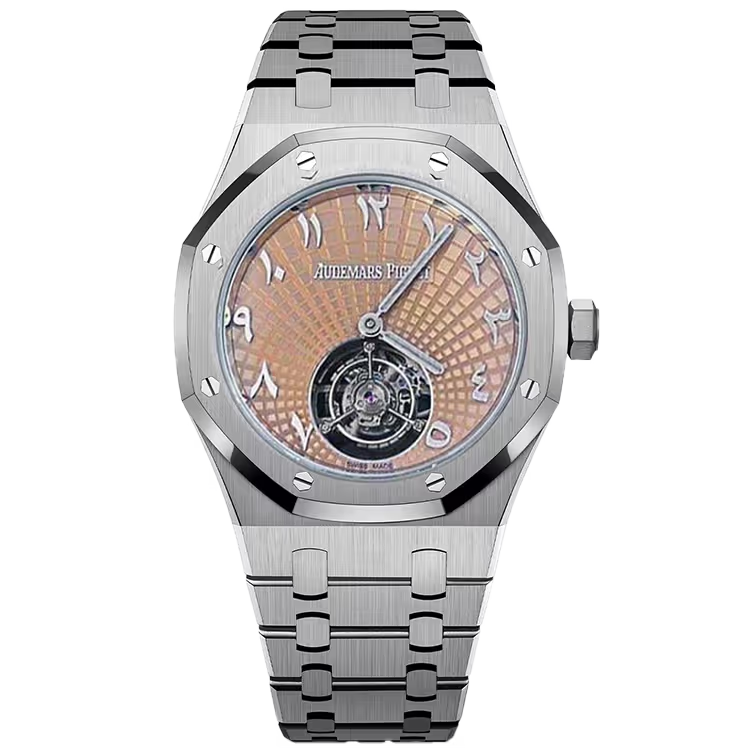 Audemars Piguet Royal Oak Salmon Arabic Dial Tourbillon Titanium 41mm - Limited 25 - Image 1