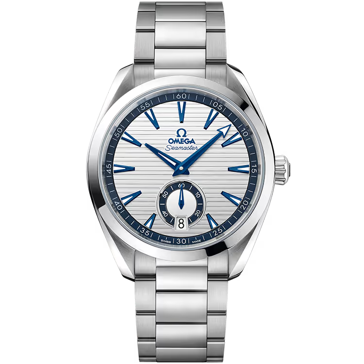 Omega Aqua Terra Silver & Blue Dial Stainless Steel 41mm - Image 1
