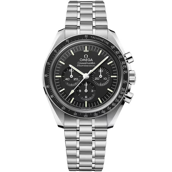 Omega Moonwatch Black Dial Chronograph Stainless Steel 42mm