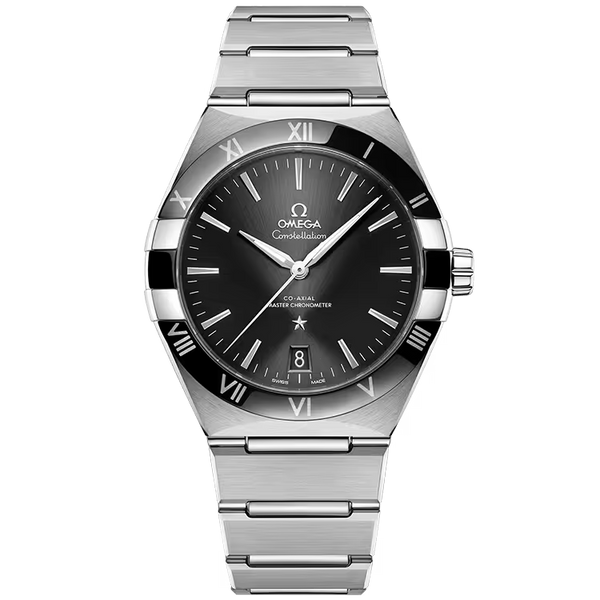 Omega Constellation Black Dial Stainless Steel 41mm