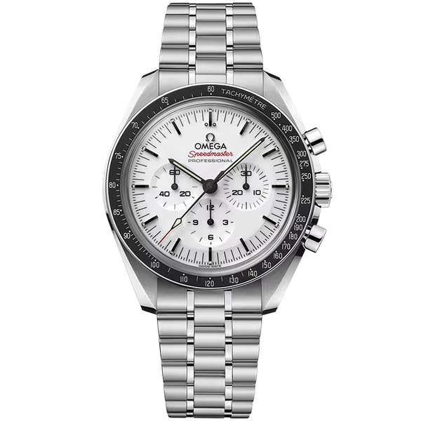 Omega Moonwatch White Dial Chronograph Stainless Steel 42mm