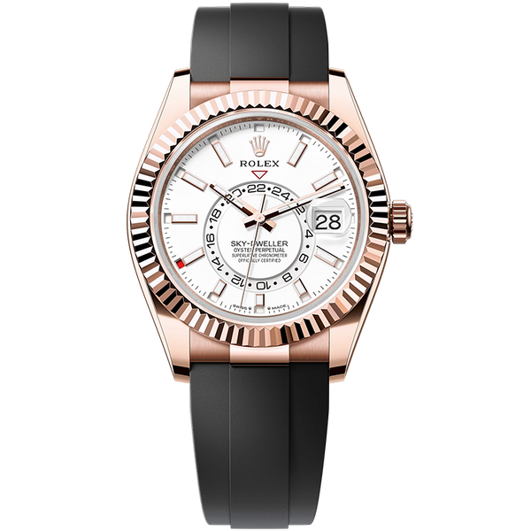 Rolex Sky-Dweller White Rubber 42mm