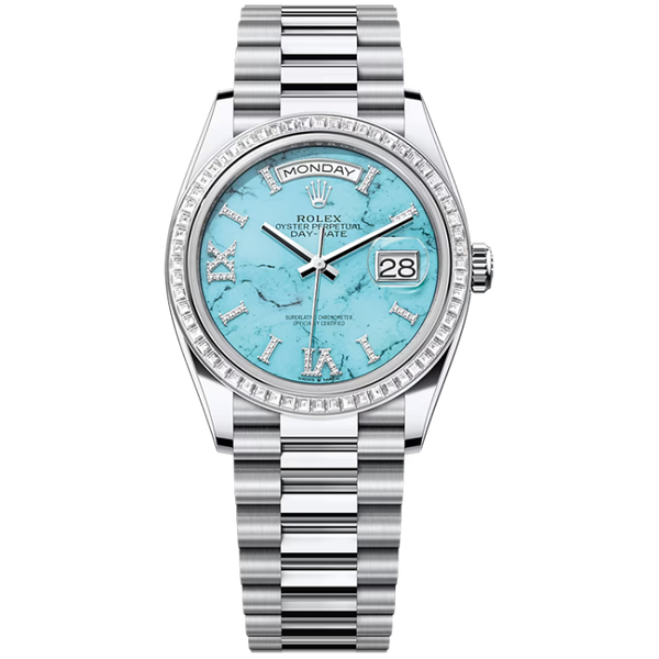 Rolex Day-Date Blue Platinum 36mm