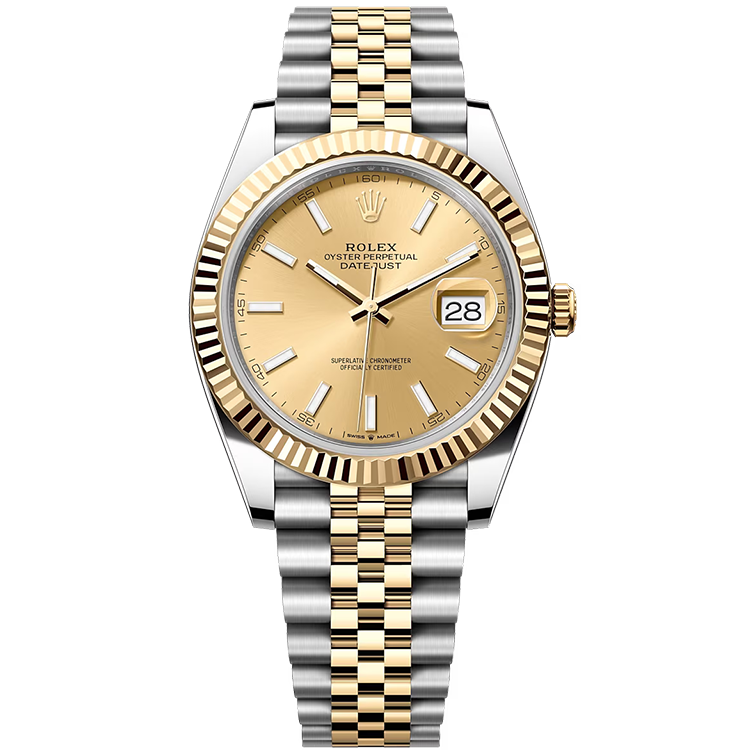 Rolex Datejust Champagne Two-Tone 41mm - Image 1