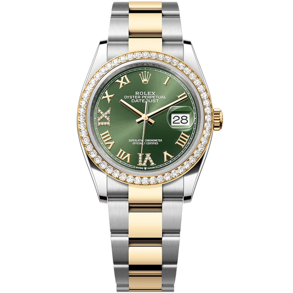Rolex Datejust Green Two-Tone 36mm