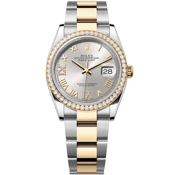 Rolex Datejust Silver Two-Tone 36mm