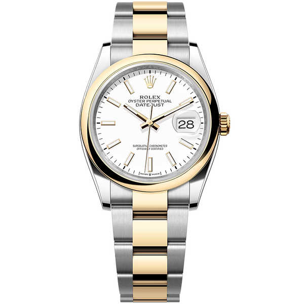 Rolex Datejust White Two-Tone 36mm