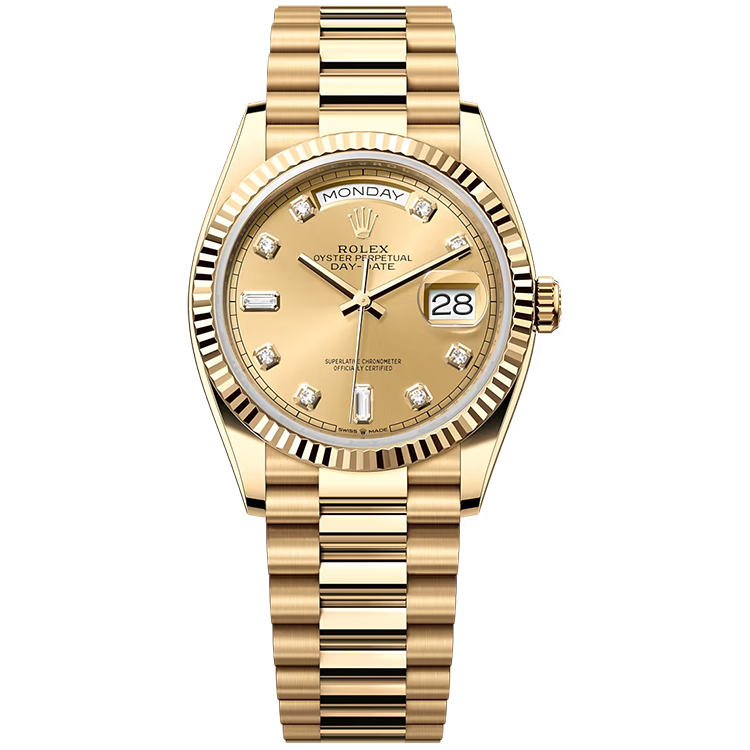 Rolex Day-Date Champagne Yellow Gold 36mm - Image 1