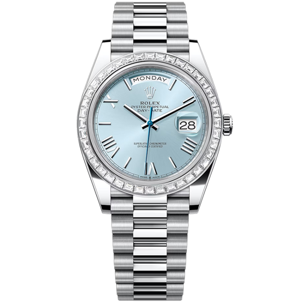 Rolex Day-Date Blue Platinum 40mm