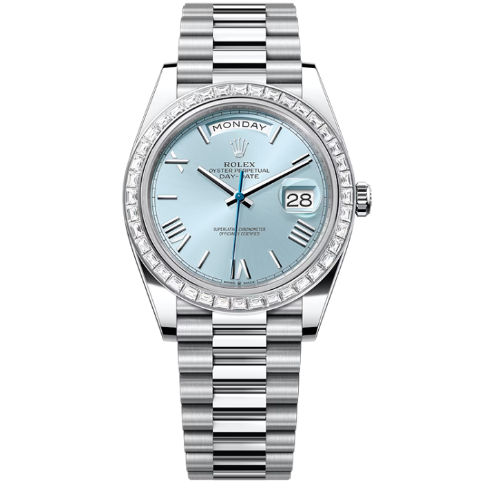 Rolex Day-Date Blue Platinum 40mm - Image 1