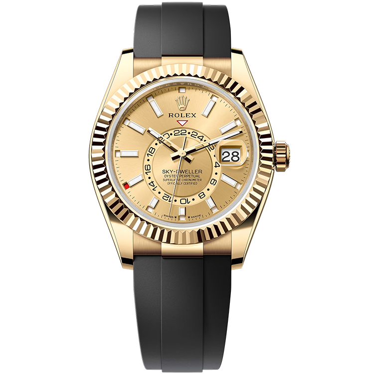 Rolex Sky-Dweller Champagne Rubber 42mm - Image 1