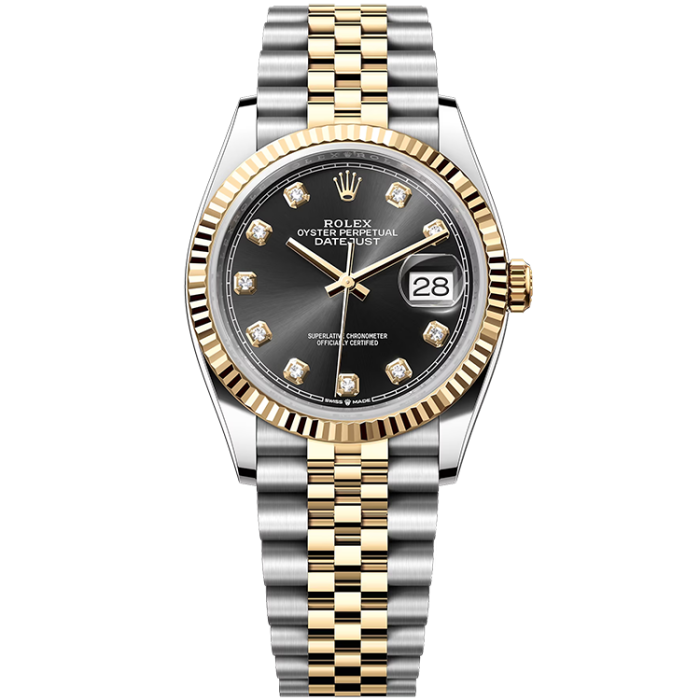 Rolex Datejust White Two-Tone 36mm - Image 1