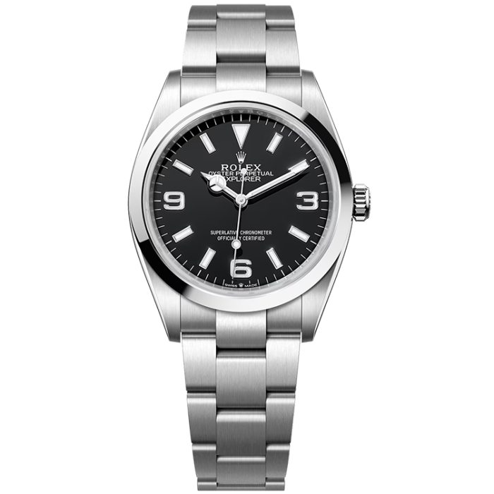 Rolex Explorer Black Steel 36mm - Image 1