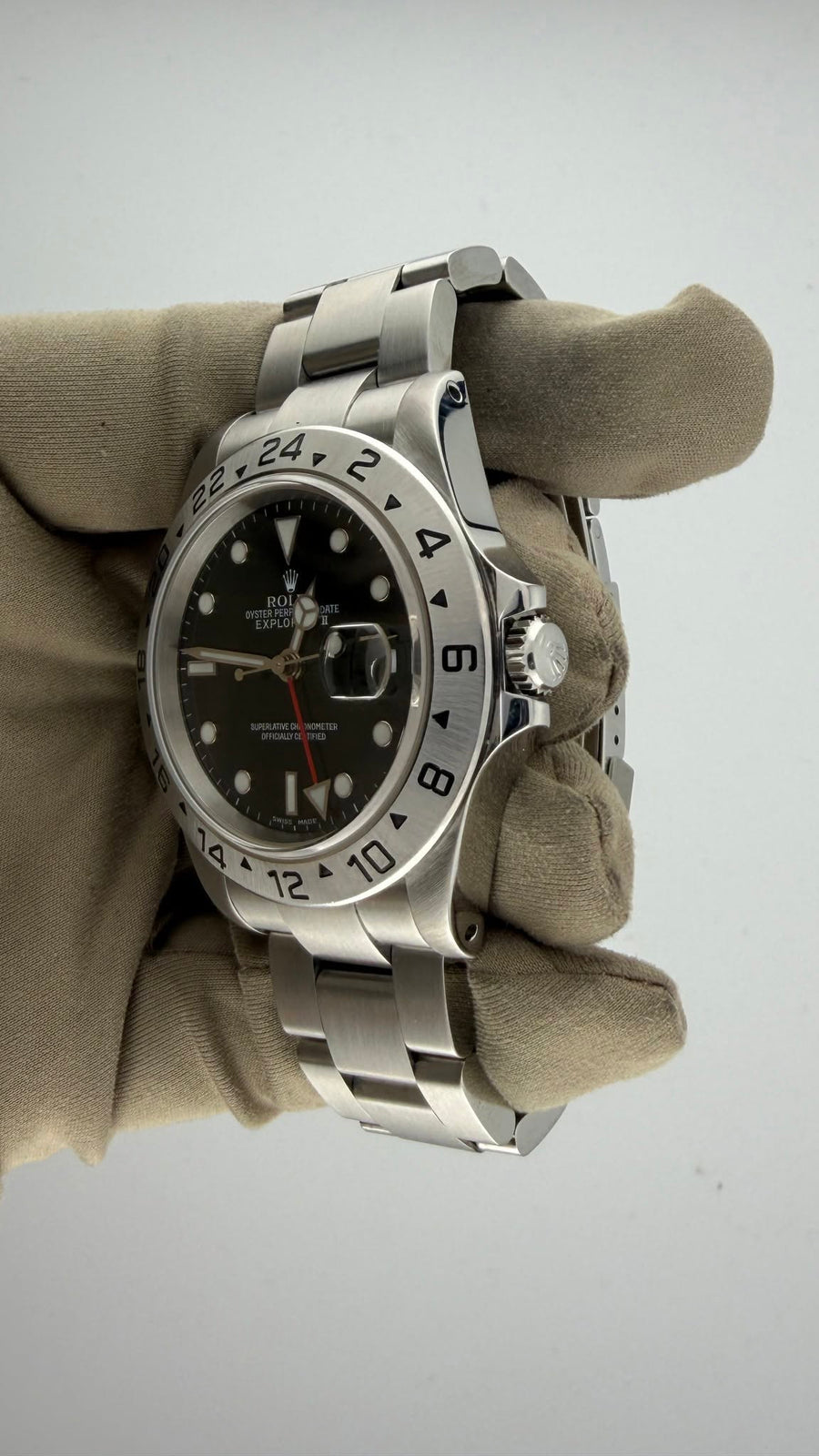 1994 RLX Explorer II Black Dial 16570  (Watch, Papers, Box & Booklets) - Image 3