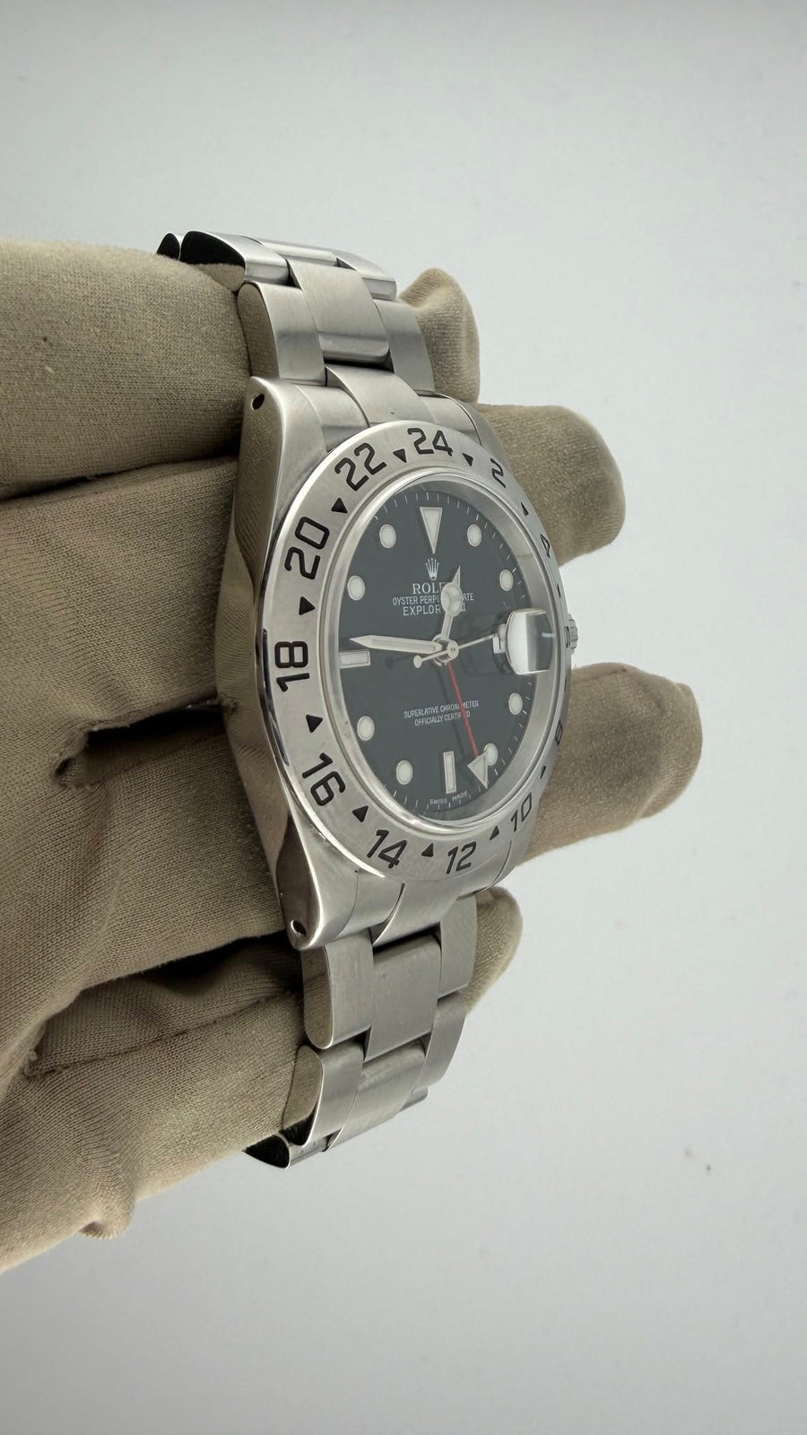1994 RLX Explorer II Black Dial 16570  (Watch, Papers, Box & Booklets) - Image 4
