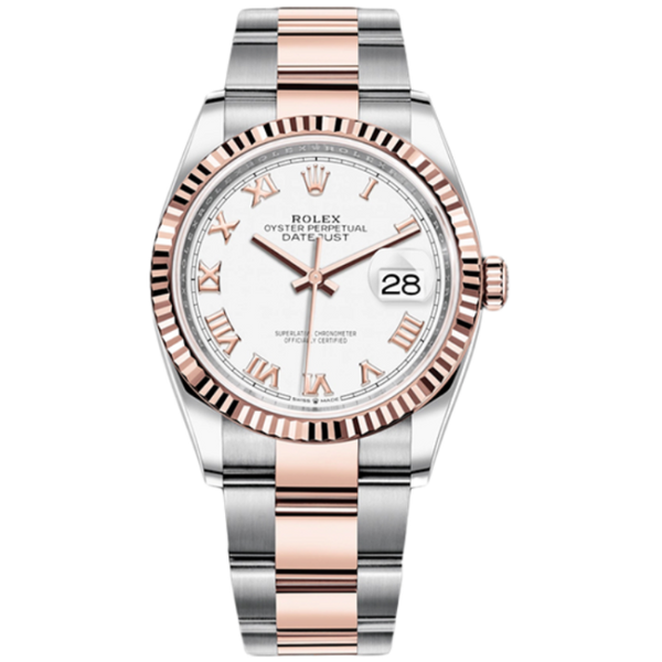 Rolex Datejust White Two-Tone 36mm