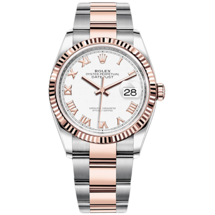 Rolex Datejust White Two-Tone 36mm - Image 1