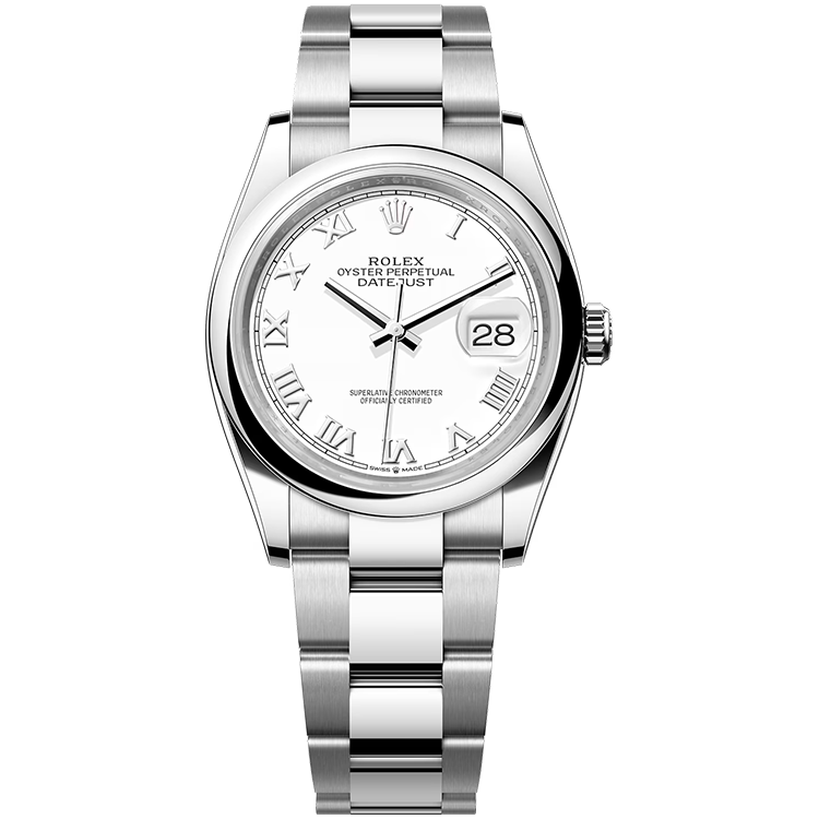 Rolex Datejust White Steel 36mm - Image 1