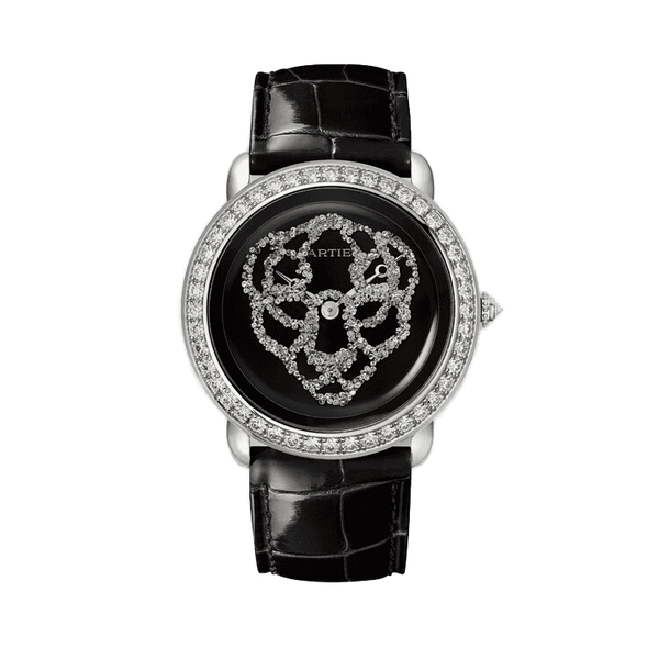 Cartier Révélation D’Une Panthère Black Leather 37mm