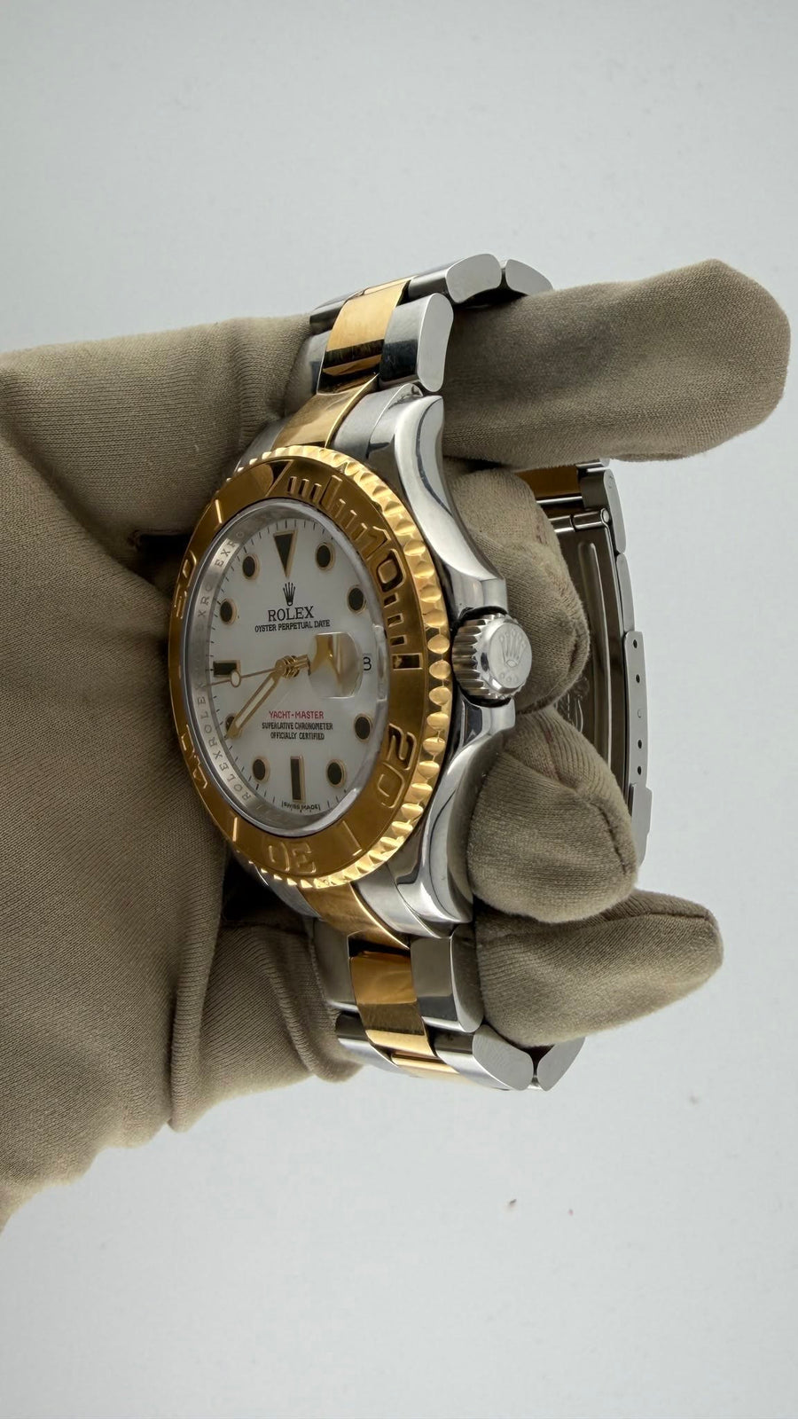 2012 Rolex Yacht-Master White Dial 16623 (Watch,Box,card & Booklets) - Image 4