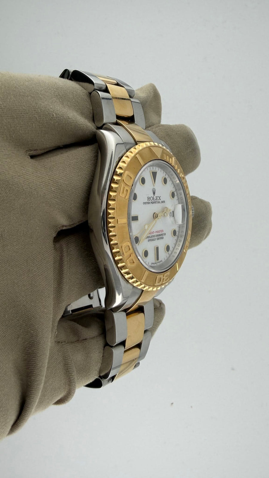 2012 Rolex Yacht-Master White Dial 16623 (Watch,Box,card & Booklets) - Image 5
