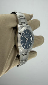 2021 RLX Date-Just Blue Stick Dial 126300 (Watch, Card, Box & Booklets) - Thumb 4