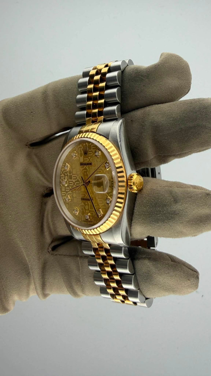 Rolex Date-Just 36 Anniversary Diamond Dial 16233 (Watch, Papers, Box & Booklets) - Image 4
