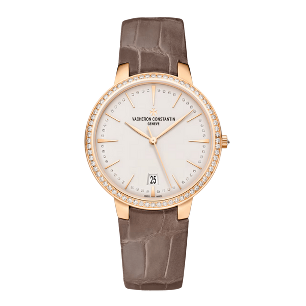 Vacheron Constantin Patrimony Cream Alligator Leather 36.5mm