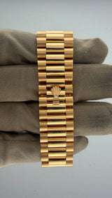 2026 NEW BNIB Rolex Day-Date 36 Factory Diamond & Bezel 128398TBR (Watch, Card, WT Box & Booklets) - Thumb 3