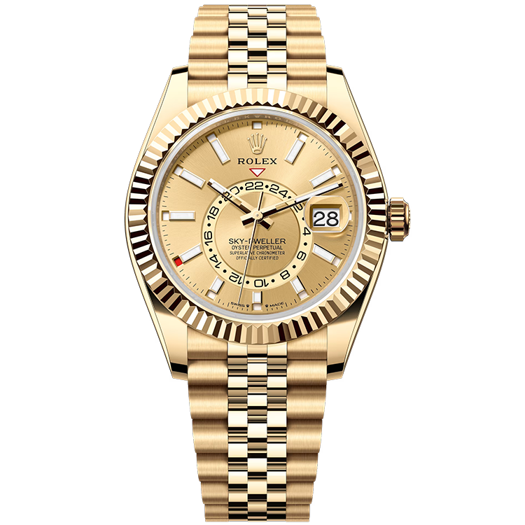 Rolex Sky-Dweller Champagne Yellow Gold 42mm - Image 1