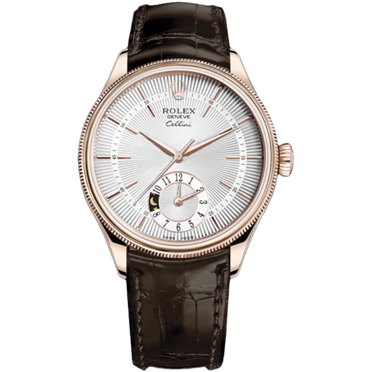 Rolex Cellini White Leather 39mm - Image 1