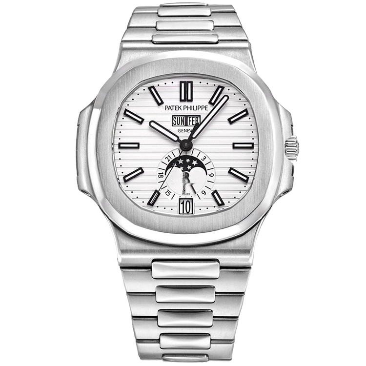 Patek Philippe Nautilus Annual Calendar White Steel 40.5mm - Image 1