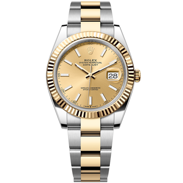 Rolex Datejust Champagne Two-Tone 41mm