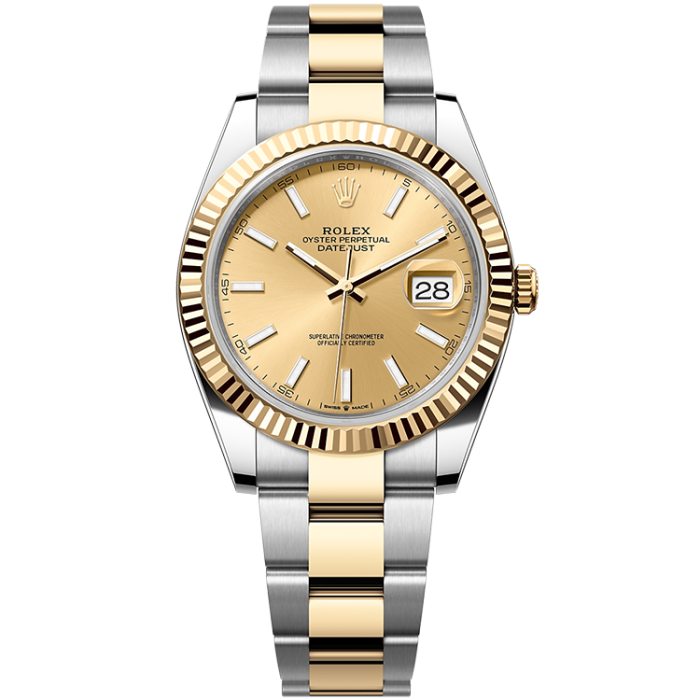 Rolex Datejust Champagne Two-Tone 41mm - Image 1