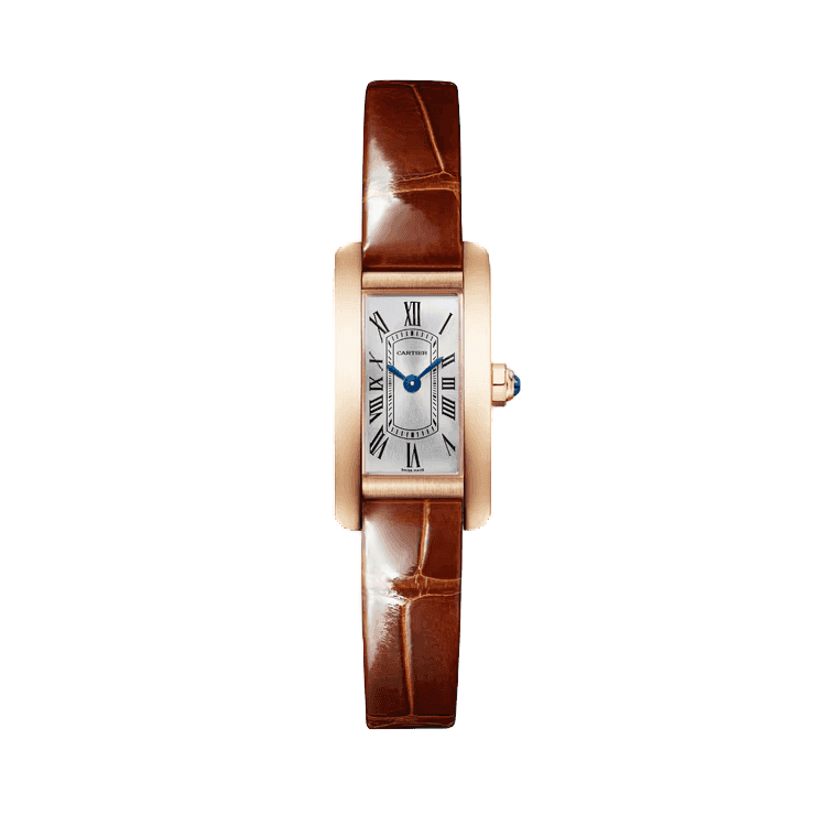 Cartier Tank Américaine Silver Leather 15.2mm - Image 1