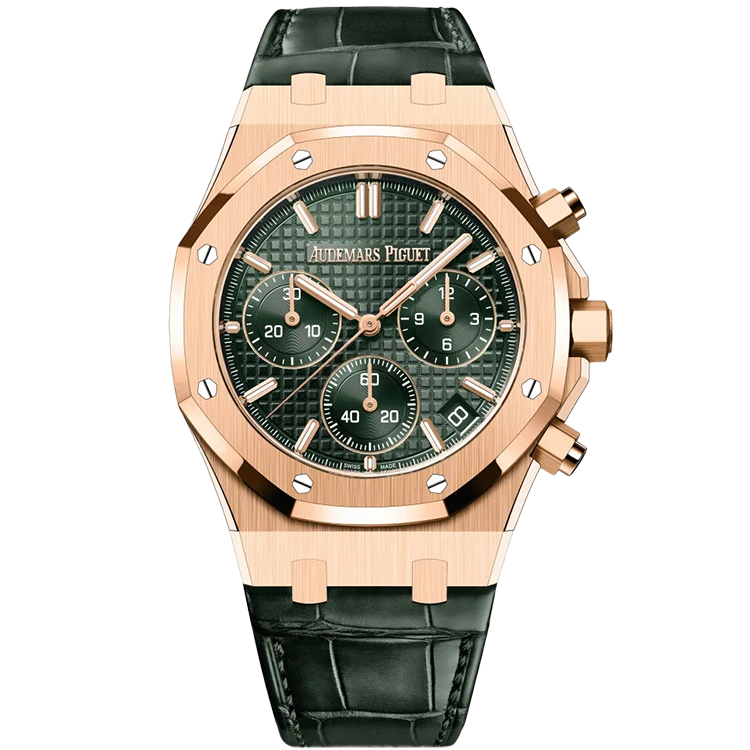 Audemars Piguet Royal Oak Green Leather 41mm - Image 1