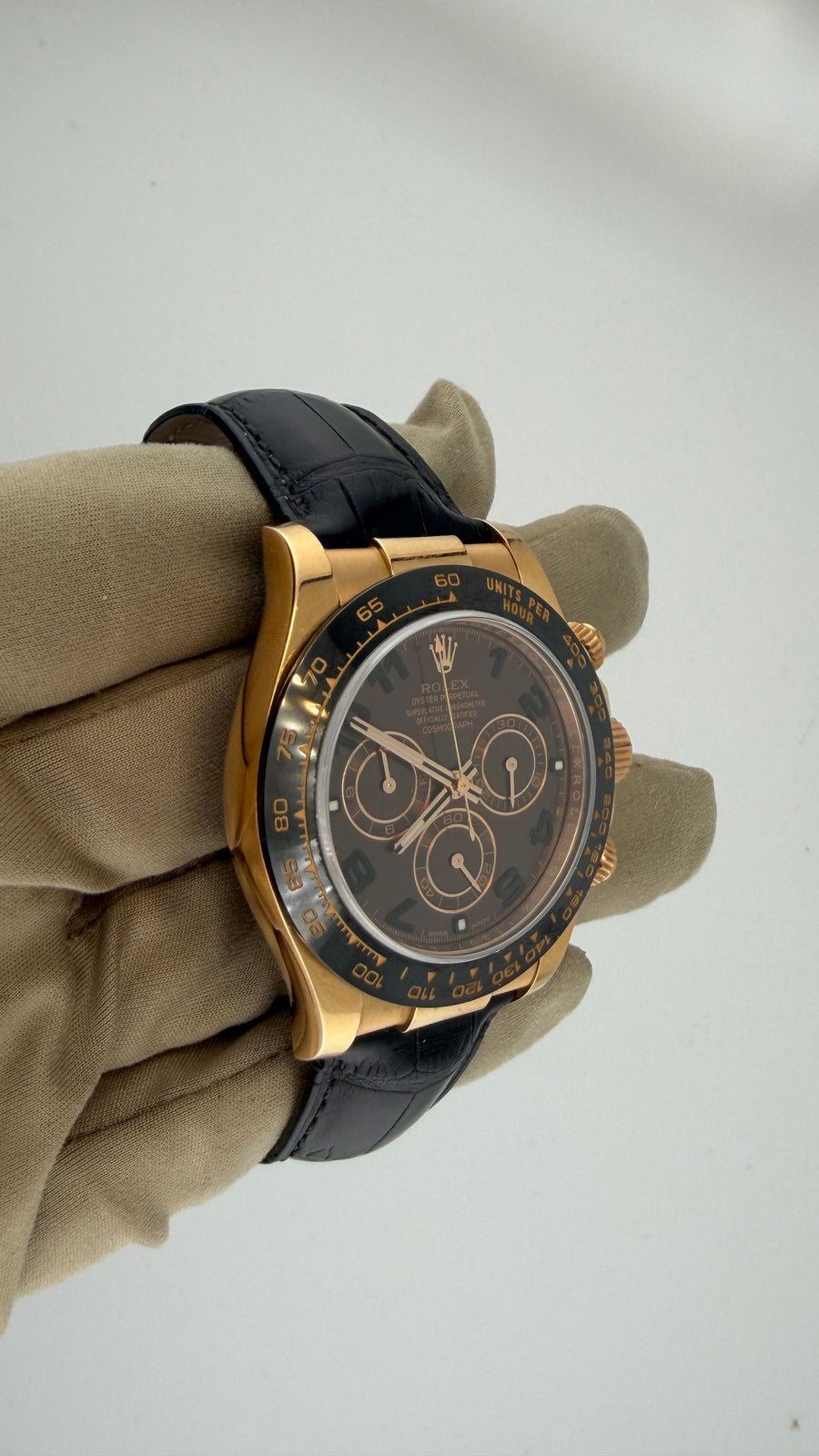 Rolex Daytona Chocolate Leather 40mm - Image 4